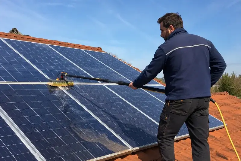 Nettoyage et entretien de panneaux solaires à Lesquin