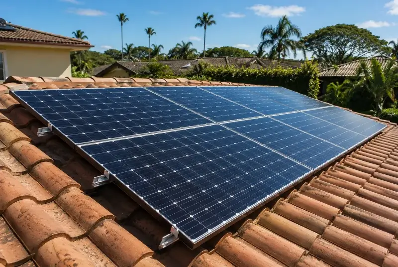 Installation de panneaux solaires à Lesquin